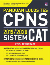 Panduan Lolos Tes CPNS 2019/2020 Sistem CAT