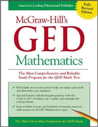 McGraw-Hill's GED Mathematics Workbook