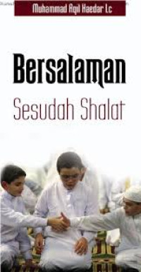 Bersalaman Setelah Shalat